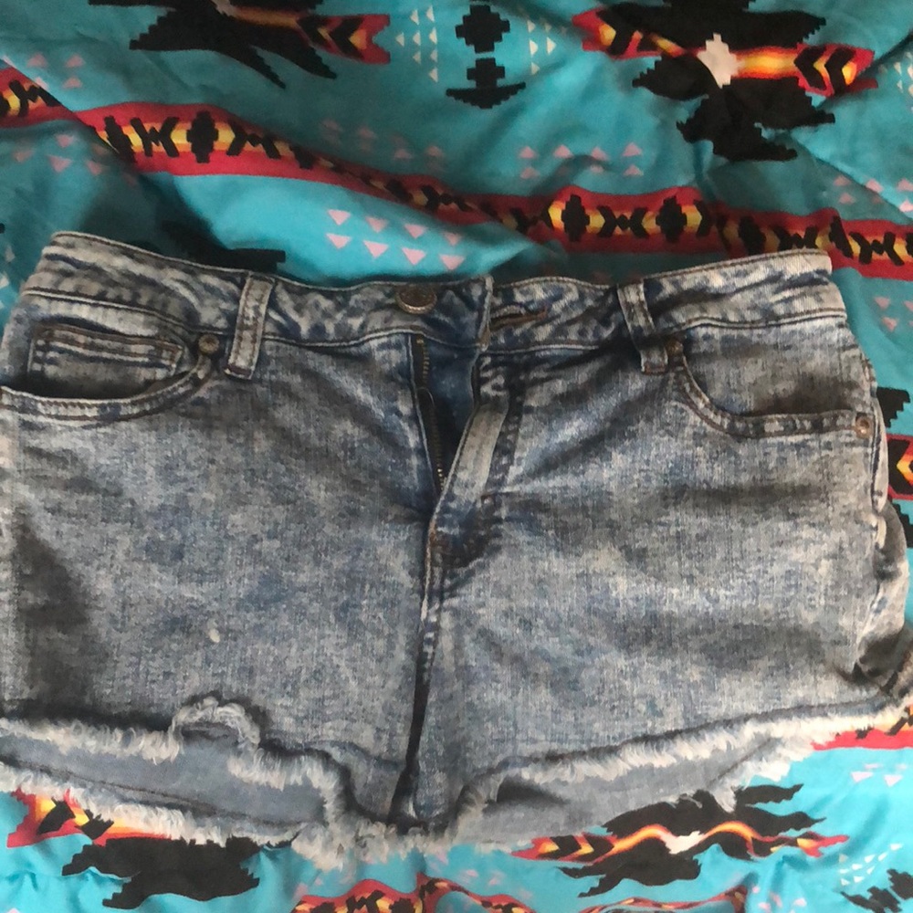Denim shorts